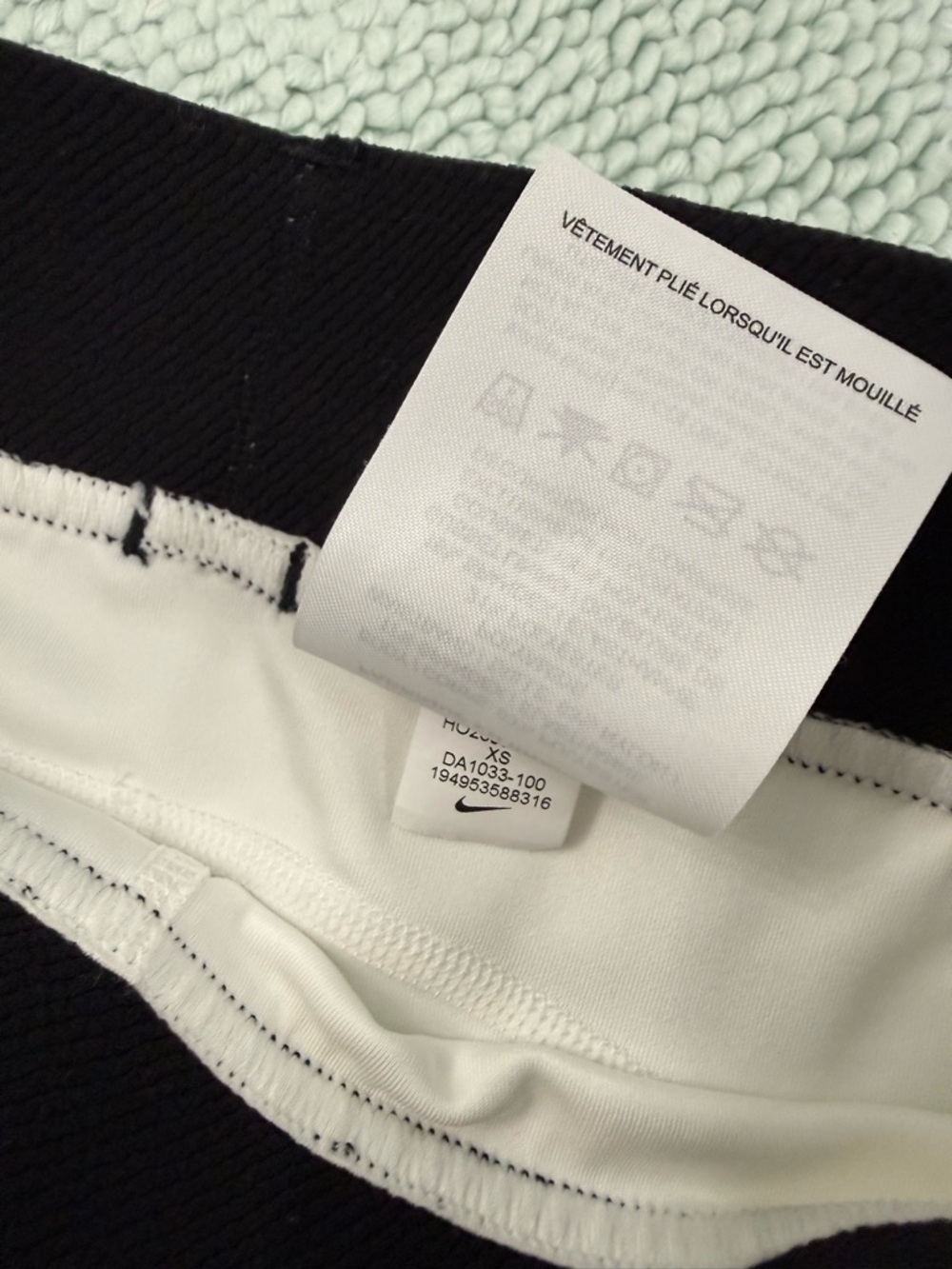 Nike Pro Short Set — White & Charcoal Gray - Picture 4 of 5